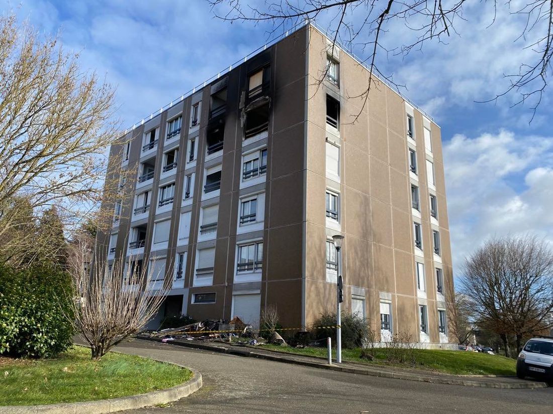 Incendie dans un appartement de la rue Albert-Samain, au Mans